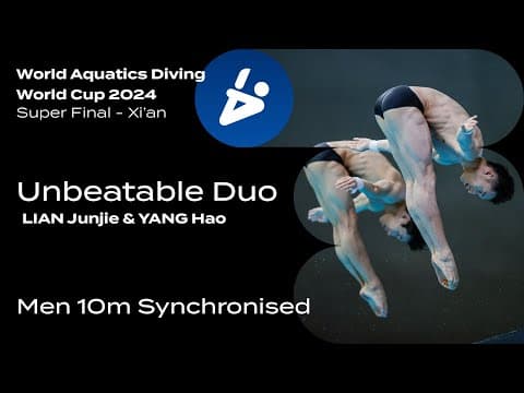 🇨🇳 LIAN Junjie & YANG Hao | Olympic & World Champs in Men’s 10m Synchro 🏆