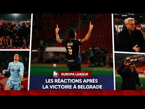 La joie et les réactions lilloises après la qualification en Europa League 🤩🎙️
