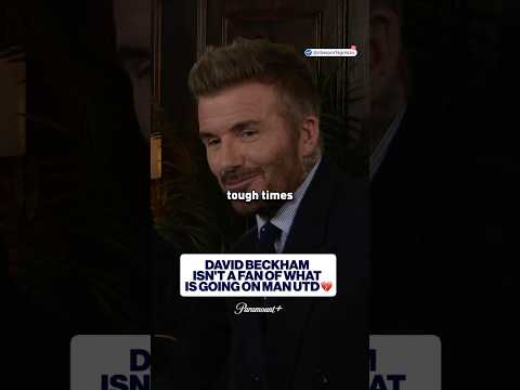 David Beckham Isn't Impressed by Manchester United Right Now🗣 | CBS Sports Golazo