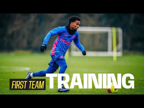 Angel Gomes and Adam Armstrong's first training session!