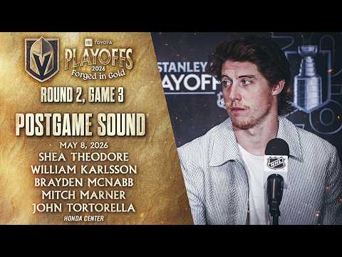 🎥 Round 2, Game 3 POSTGAME SOUND: Theodore, Karlsson, McNabb, Marner & Tortorella