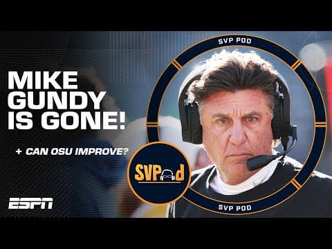 'It HAD to happen' 😬 SVP reacts to Oklahoma State FIRING Mike Gundy I SVPod