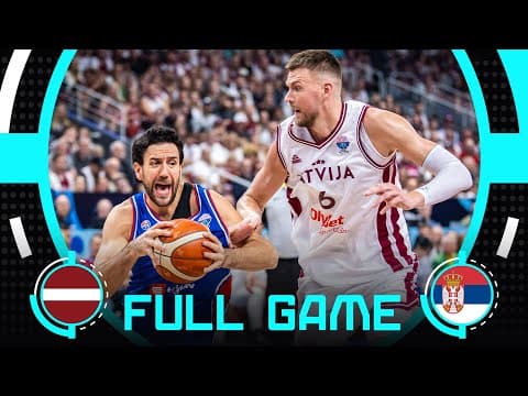 Group Phase | Latvia v Serbia | Full Basketball Game | FIBA EuroBasket 2025