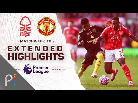 Nottingham Forest v. Manchester United | PREMIER LEAGUE HIGHLIGHTS | 11/1/2025 | NBC Sports