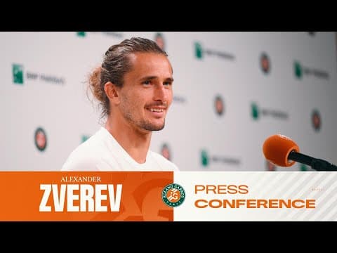 Alexander Zverev | Round 4 Press conference | Roland-Garros 2026