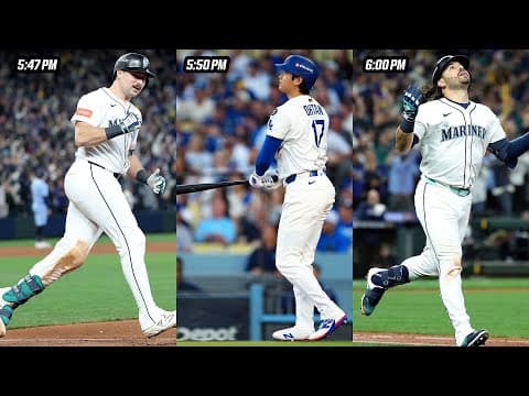 A WILD night of Postseason baseball 🤯 Mariners’ slam, Ohtani craziness happening simultaneously!