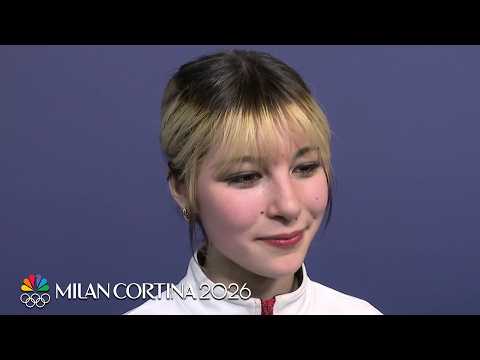 Alysa Liu after short program: 'I'm really confident in myself' | Winter Olympics 2026 | NBC Sports