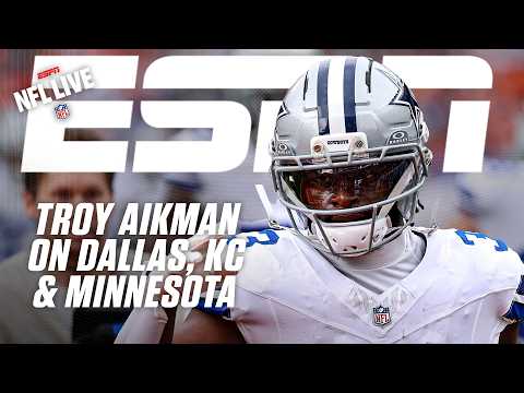 Troy Aikman's verdict on Cowboys' defense & J.J. McCarthy + Rashee Rice film break down | NFL Live