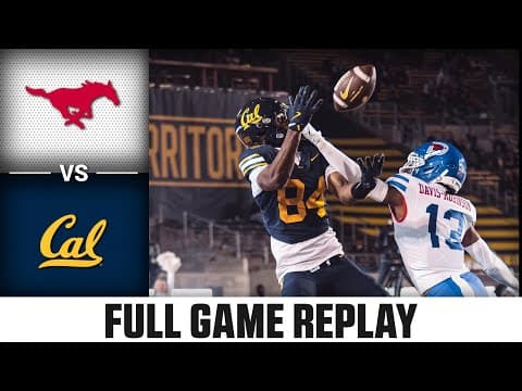SMU vs Cal Game Full Game Replay | 2025 ACC Football