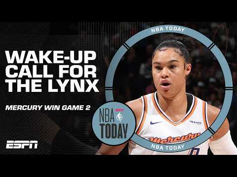 The Mercury sent a WAKE-UP CALL to the Lynx in Game 2 ⏰ | NBA Today