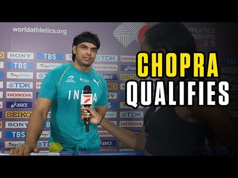 Defending World Champ Neeraj Chopra Advances To Javelin Final | World Championships Tokyo 2025