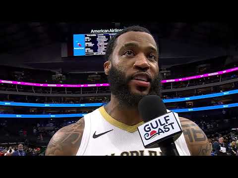 Saddiq Bey on-court interview after Pelicans' win vs. Mavericks