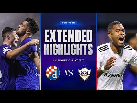 Dinamo Zagreb vs. Qarabağ: Extended Highlights | UCL Qualifiers - Play-offs | CBS Sports Golazo