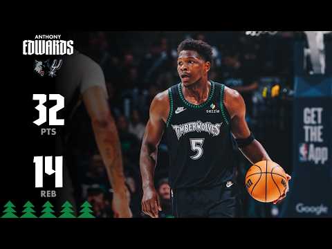 Anthony Edwards Gives A Fighting Effort With 32 Points against Spurs | 05.08.26