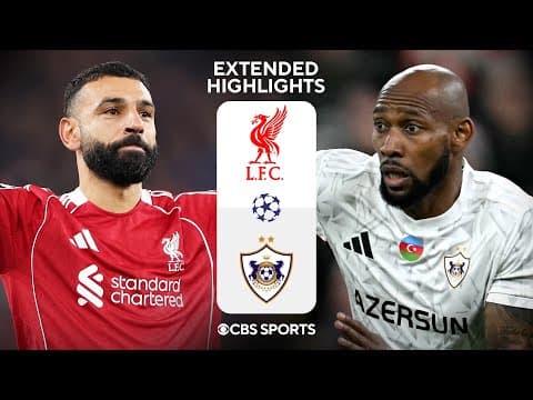 Liverpool vs. Qarabağ FK: Extended Highlights | UCL League Phase MD 8 | CBS Sports Golazo