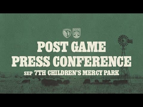 Austin FC Post Match Press Conference - September 7, 2025