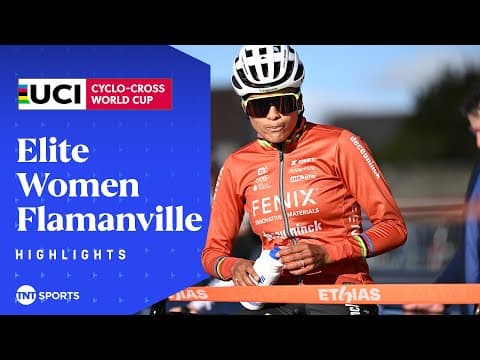 WHAT A VICTORY! 😮‍💨 | Women's Flamanville Cyclocross World Cup Highlights | TNT Sports Cycling
