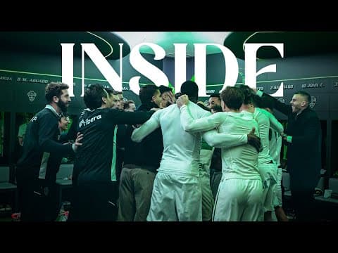 INSIDE: Despedimos el 2025 con un memorable 4-0 ante el Rayo Vallecano 🤍💚