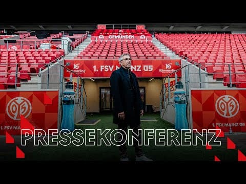 Die PK zur Vorstellung von Urs Fischer | 1. FSV Mainz 05 | #05ertv | Saison 2025/26