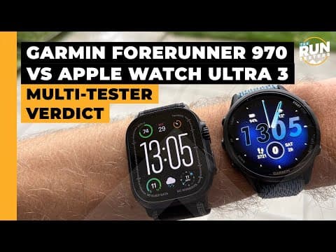 Garmin Forerunner 970 vs Apple Watch Ultra 3: Two runners give their verdict