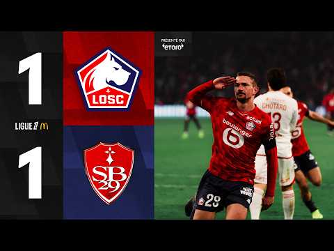 HIGHLIGHTS I Lille et Brest dos-à-dos, Perrin marque son premier but 🫡