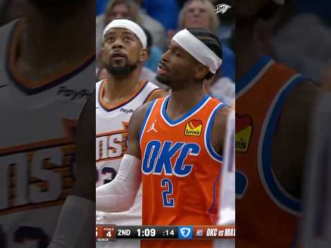 He did it again, guys 🙂‍↔️ #okcthunder