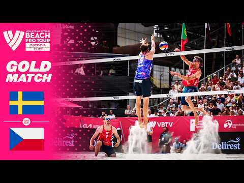 Gold Match - Åhman/Hellvig vs. Perusic/Sedlak | Highlights | Ostrava 2026 #BeachProTour