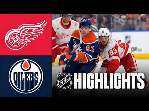 Red Wings vs. Oilers | NHL Highlights | December 11, 2025