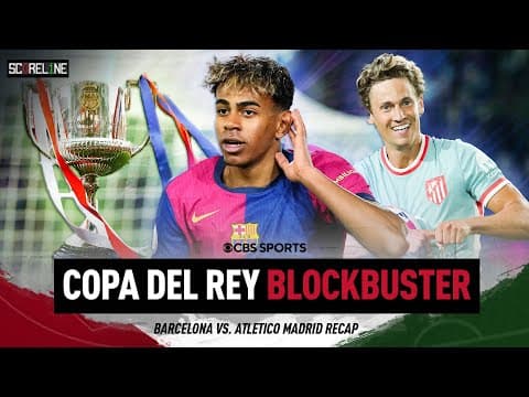 Copa del Rey CHAOS! Barcelona - Atlético Madrid finishes TIED in WILD 8 goal Semi-final first leg 🤯