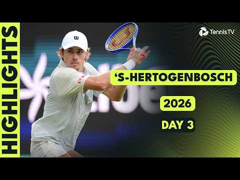 De Minaur Starts His Grass Campaign, Bergs Takes On McCabe & More |‘s-Hertogenbosch 2026 Highlights