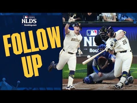 Andrew Vaughn answers RIGHT BACK in the SAME inning for the Brewers 😱😱😱 (Ties game with 3-run HR)
