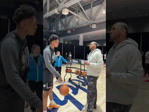 DQ 🤝 Carmelo Anthony at 2026 NBA All-Star Weekend #risingstars #nba #allstar #pelicans