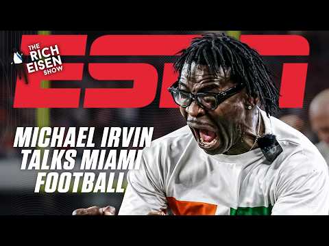 Michael Irvin details his Miami sideline antics & says he 'can't sit still' | The Rich Eisen Show