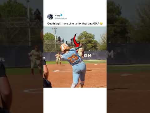 she threw her bat into the dugout 😬