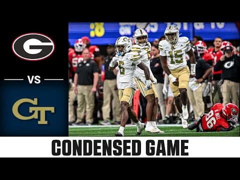 Georgia vs. Georgia Tech Condensed Game | 2025 ACC Football