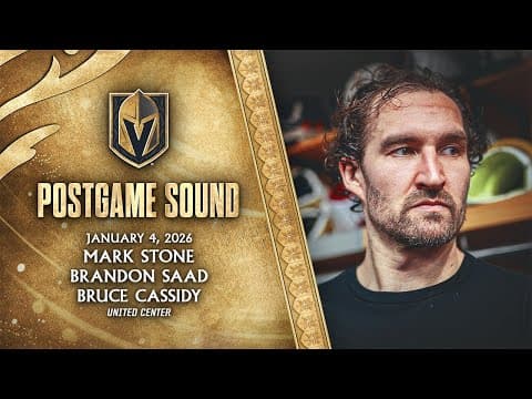 🎥 POSTGAME SOUND: Stone, Saad & Cassidy