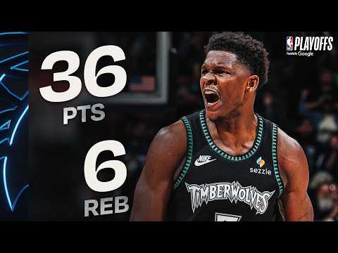 Anthony Edwards has the 4th Most 30+ PT Playoff Games in NBA History! | May 10, 2026