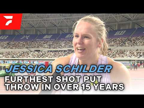 Jessica Schilder Goes 21.09m For The Longest Women's Shot Put In Over 15 Years in Shanghai