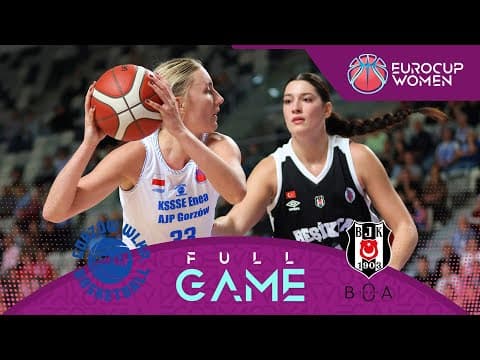 LIVE - Enea Gorzow v Besiktas BOA | EuroCup Women 2025-26 | Regular Season