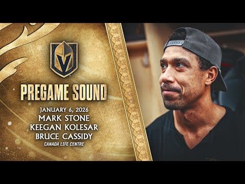 🎥 PREGAME SOUND: Stone, Kolesar & Cassidy