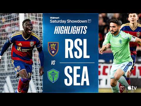 Real Salt Lake vs. Seattle Sounders FC | Full Match Highlights | TENSE WESTERN CONFERENCE BATTLE!