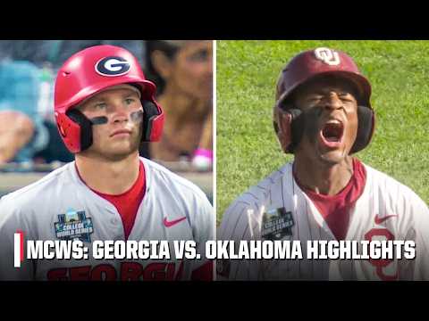 Georgia Bulldogs vs. Oklahoma Sooners | Full Game Highlights | Men’s College World Series
