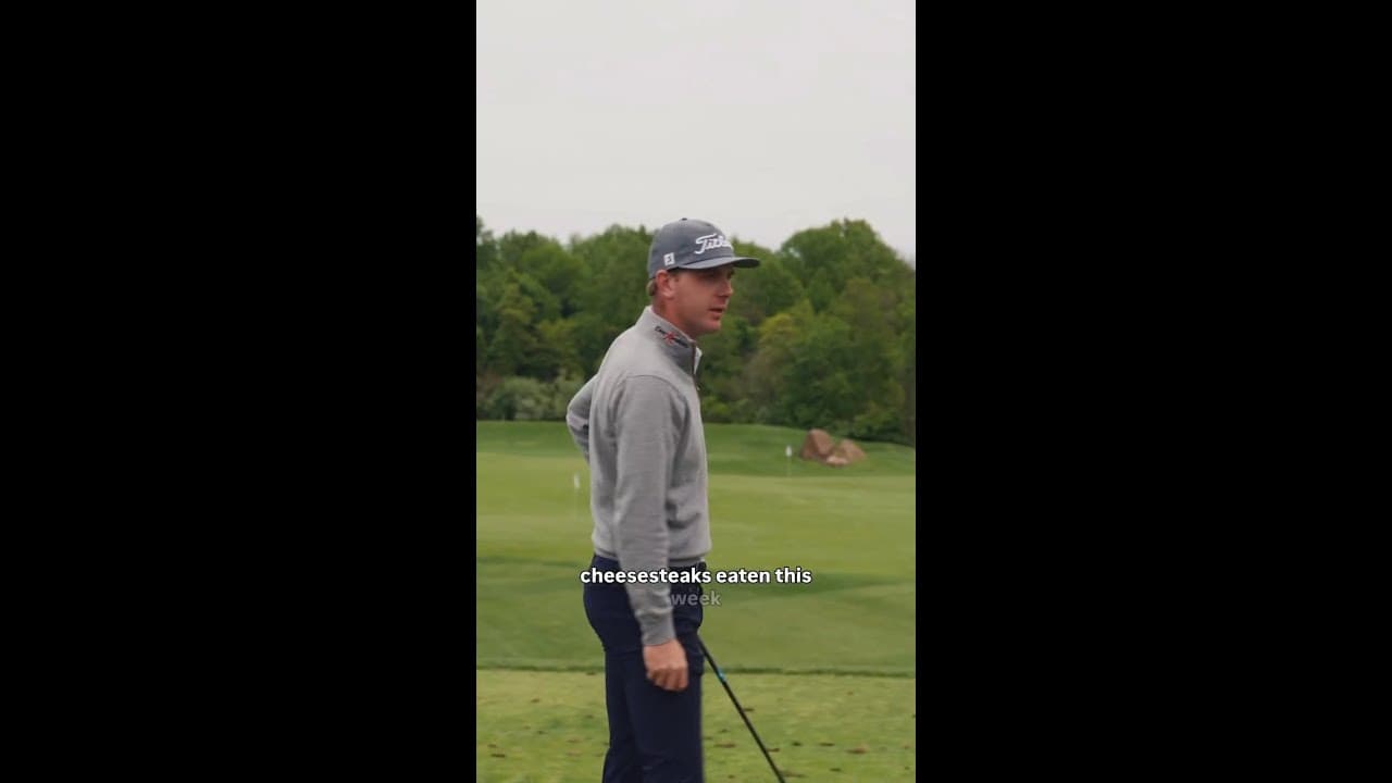 Mini drivers and cheesesteaks. Just Aronimink things.