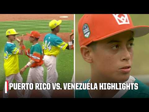 DOMINANCE 🔥 Puerto Rico vs. Venezuela | Full Game Highlights | Little League Baseball World Series