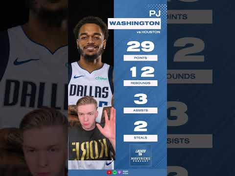 Dallas Mavericks HANG with the Houston Rockets behind PJ Washington’s huge night, Daniel Gafford