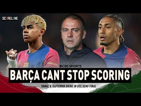 Barcelona's attack SHINES once again in UCL | Hansi Flick's risky tactics | Scoreline