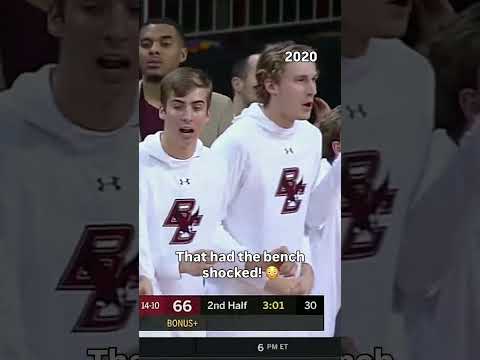Absorbing the contact 💪 #bostoncollege #accbasketball #collegebasketball