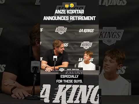KOPITAR announces his RETIREMENT 👑😥