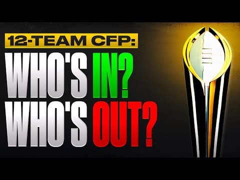 College Football Playoff Bubble Watch: Iowa's chance, Big 12 battle, & Georgia Tech controls destiny