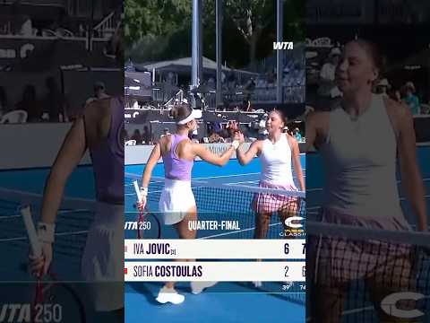 Next stop: Semifinals 😎#WTA #IvaJovic #ASBClassic26